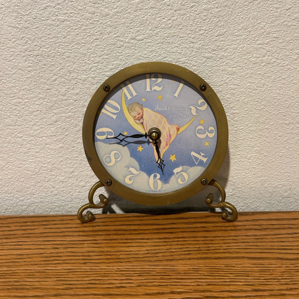Brass Timeworks Battery Operated Clock - Picture 2 of 8